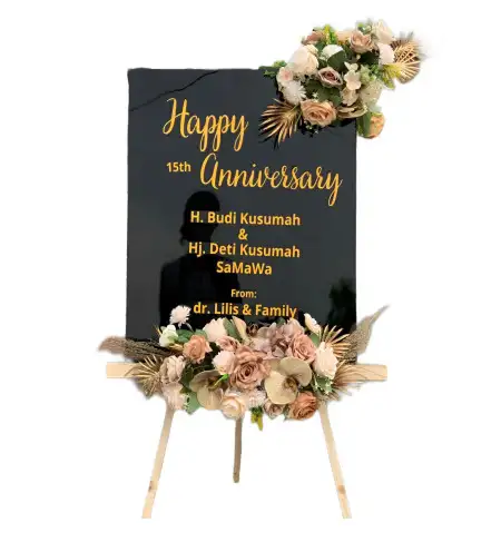 Papan Bunga Akrilik Ilir Timur Tiga